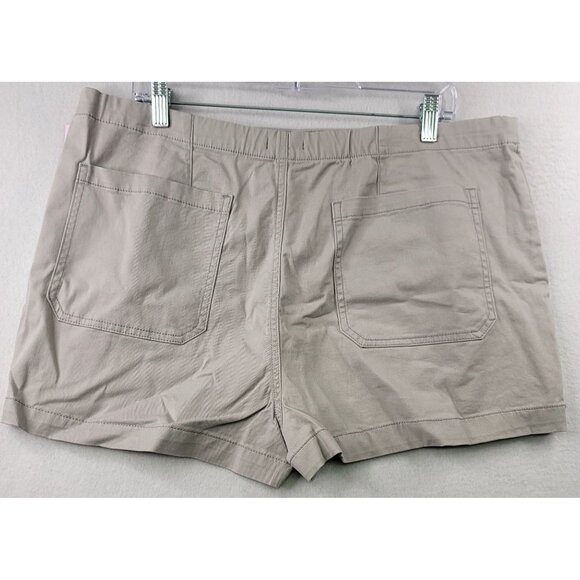 Wild Fable Womens Beige Utility Shorts Skort Pocket Detail Zip Button XL - Picture 2 of 8